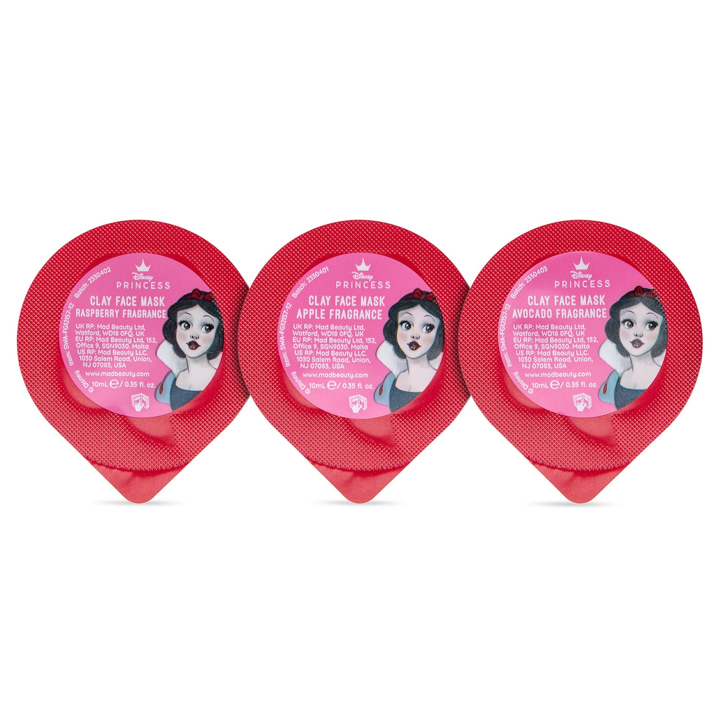 Mad Beauty Disney Snow White Clay Mask Trio