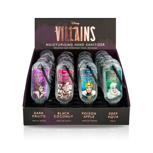 Mad Beauty Disney Villains Hand Sanitizer Display