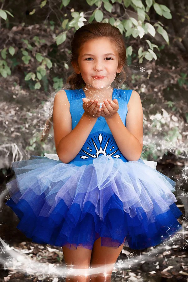 Ice Sister Inspired Tutu Leotard