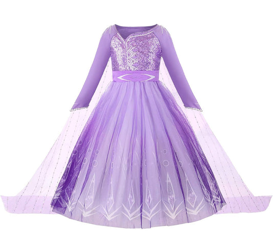 Ice Queen Purple Gown
