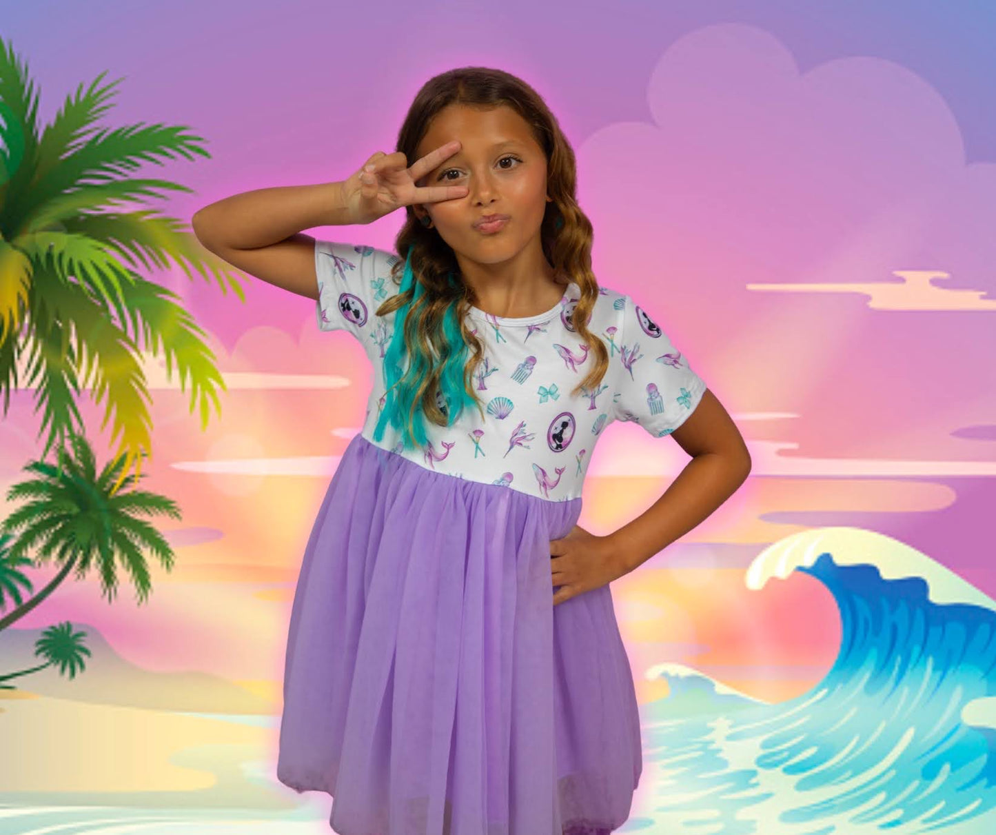 Mermaid Barbie Tulle Dress