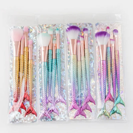 Mermaid Tail Make Up Brushes