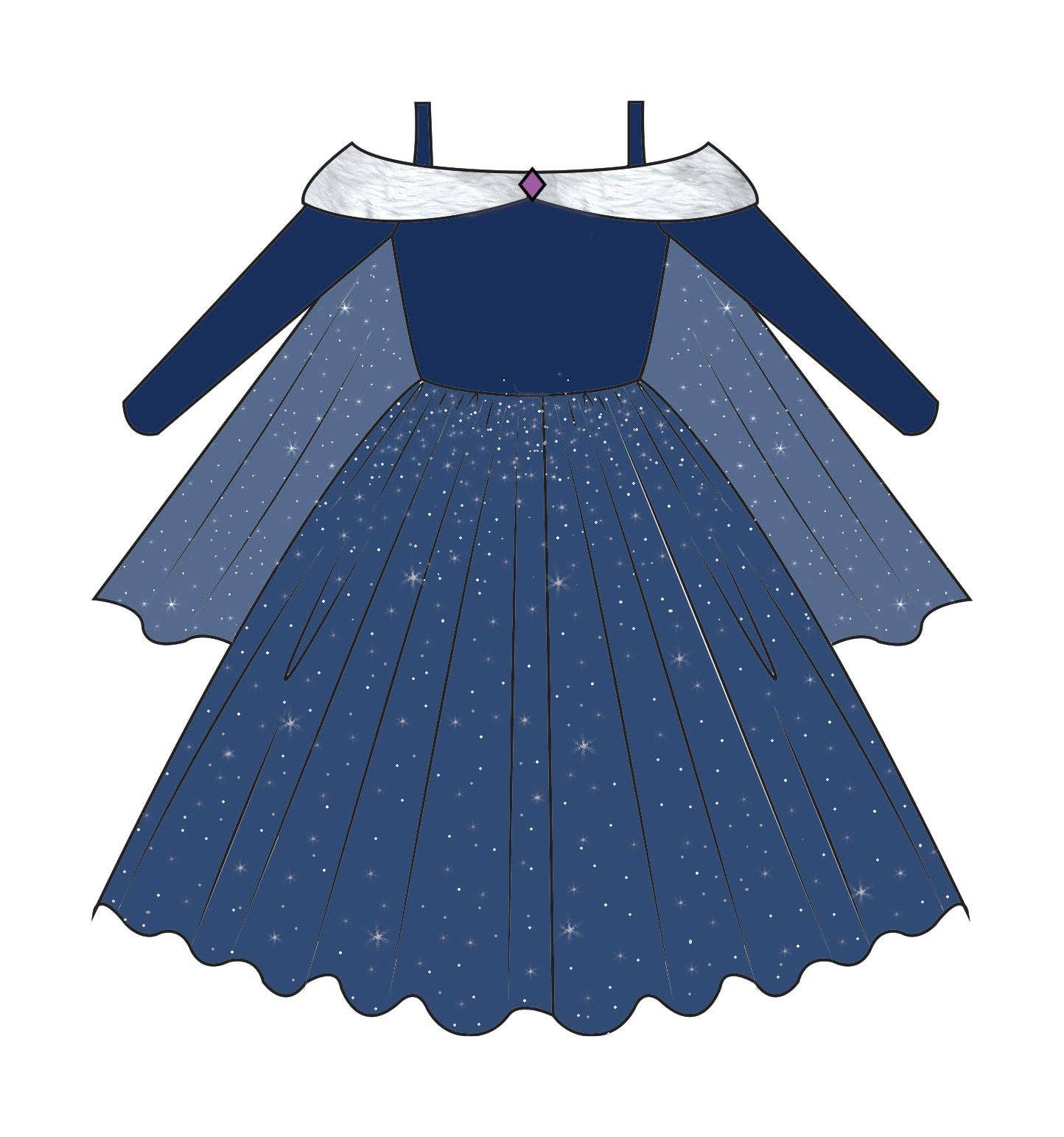 The Ice Queen costume dress