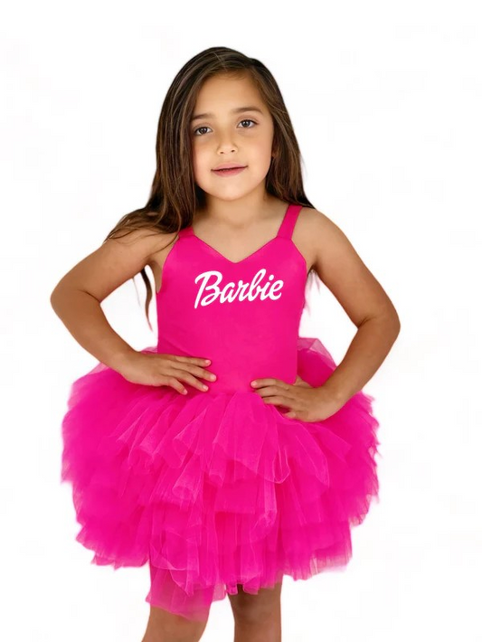 Pink B Girl Sweetheart Neckline Tutu Leotard Soft Tulle