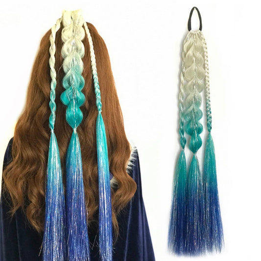 Braided Icicle Shimmer Tail