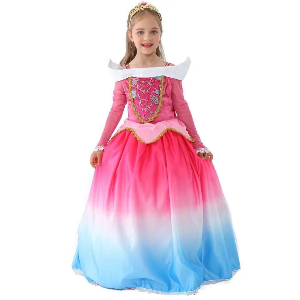 Sleeping Beauty Pink & Blue Gown