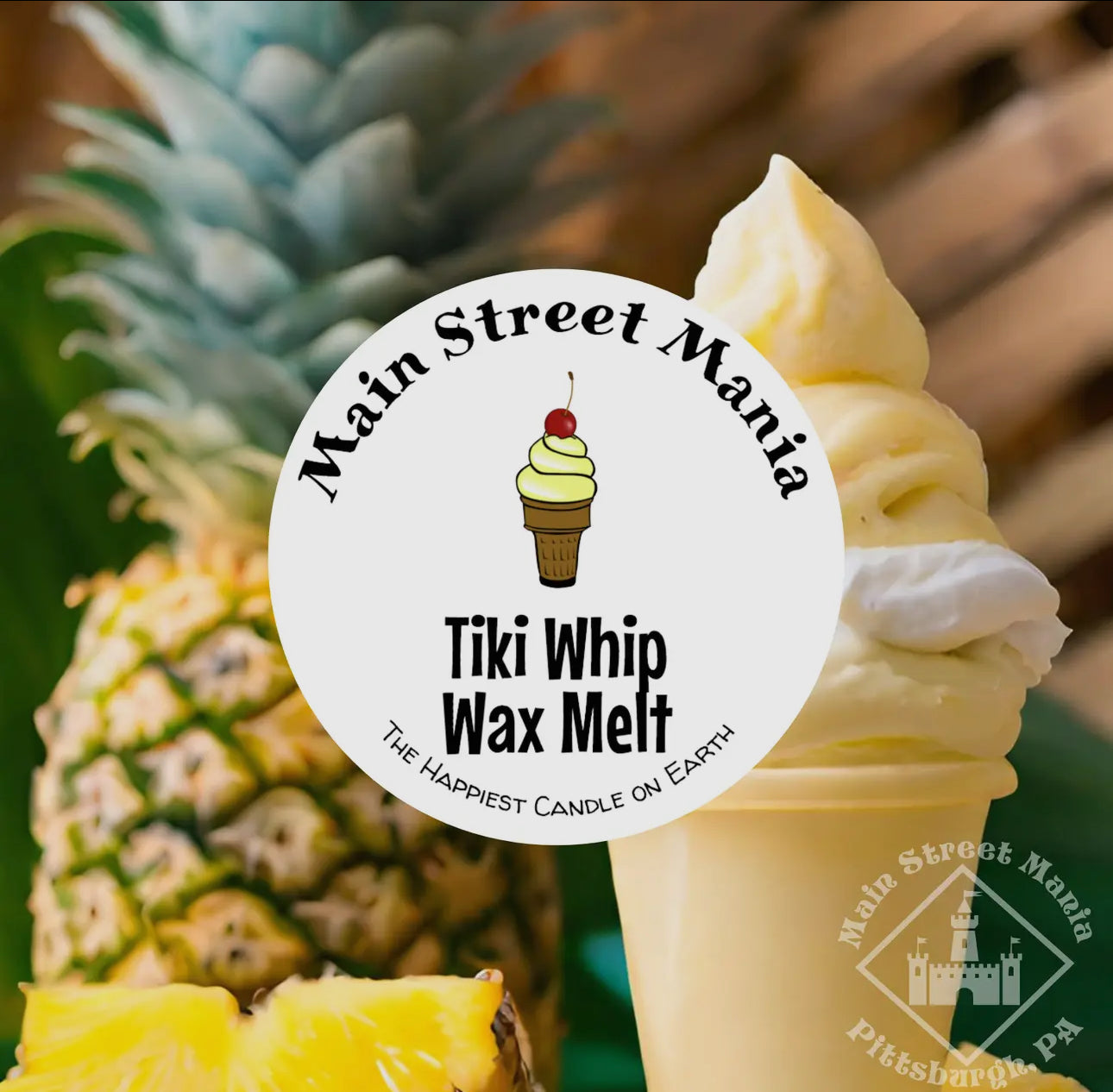 Tiki Whip Wax Melt Dole Whip