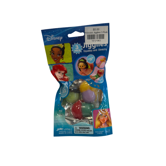 Princess Jigglies 3 Pack