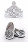 Doll Shoes and Tiara Silver