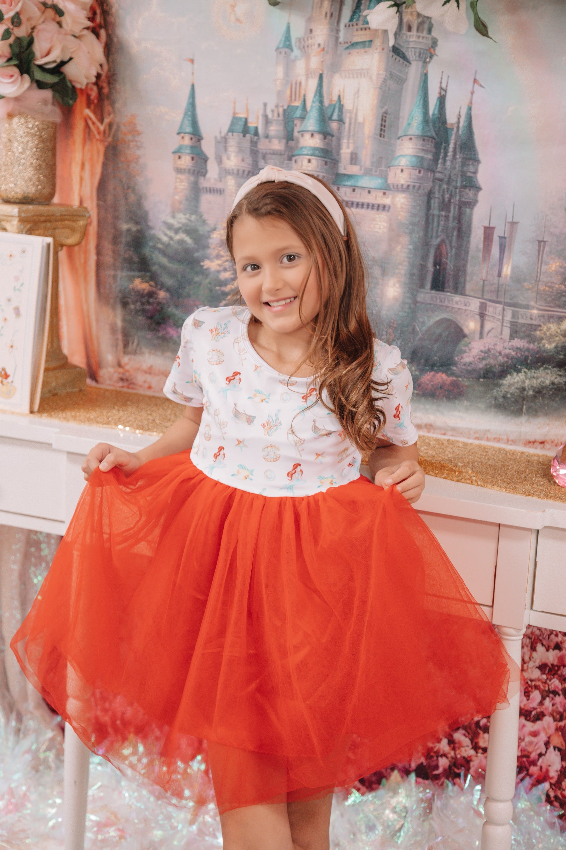 little mermaid tutu dress The little Mermaid Tutu set-The little Mermaid outfit-The little Merma